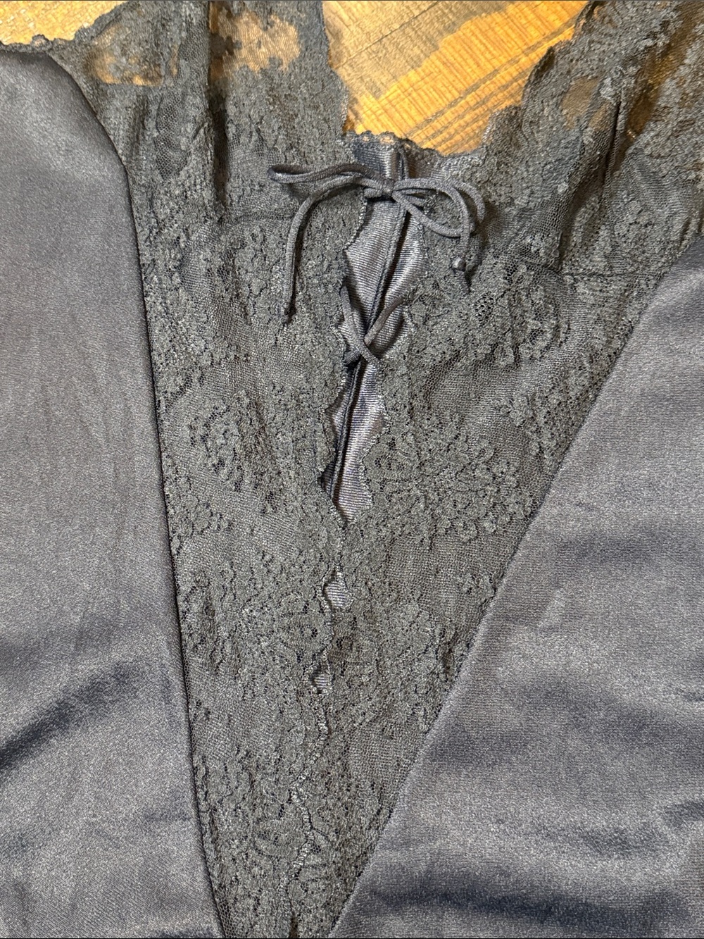 Vintage Evelyn Rainbird Formfit Rogers Black Lace Teddy Bodysuit 38 M - Picture 5 of 6